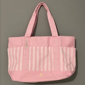 Victoria's Secret Pink Striped Tote